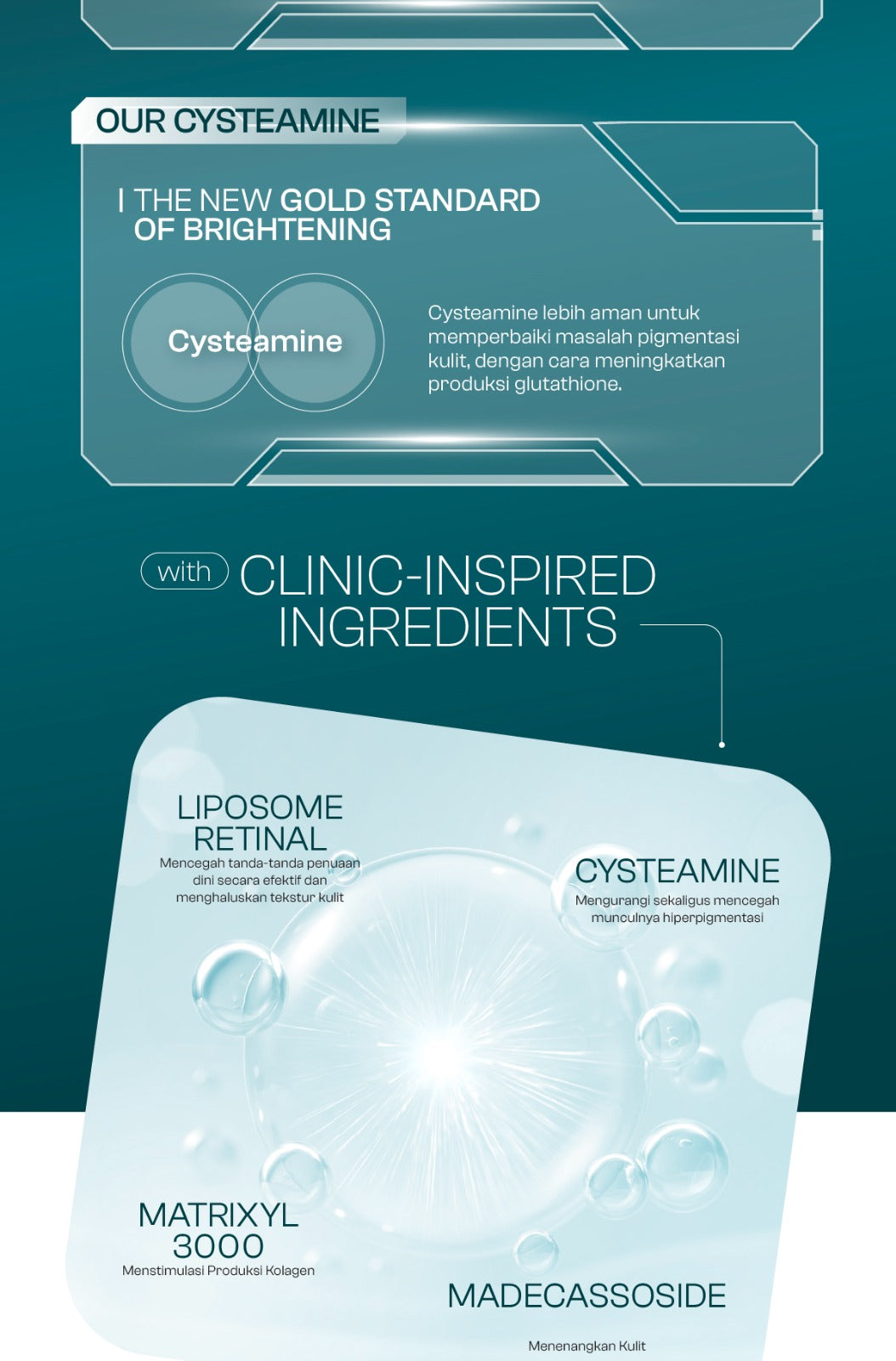 [SASHFIR PICKS!] Wardah Radiant Resurfacing Retinal Cysteamine Serum 30 ml - Serum Pencerah, Penghilang Kerutan, Retinol, Laser Effect, Renewal, Peeling - Skincare