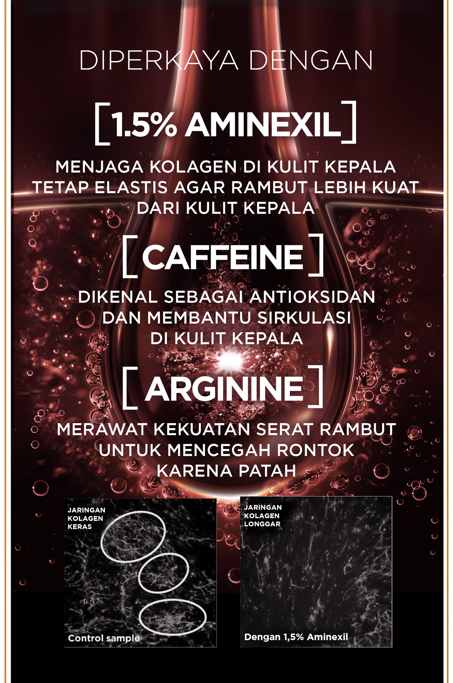 [BARU] L'Oreal Paris Elseve Aminexil Serum  - Anti Hair-Fall Serum With Aminexil - 102ml -  Perawatan Kekuatan Rambut, yang Rambutnya patah , Rambut Rontok, Serum Kulit Kepala.