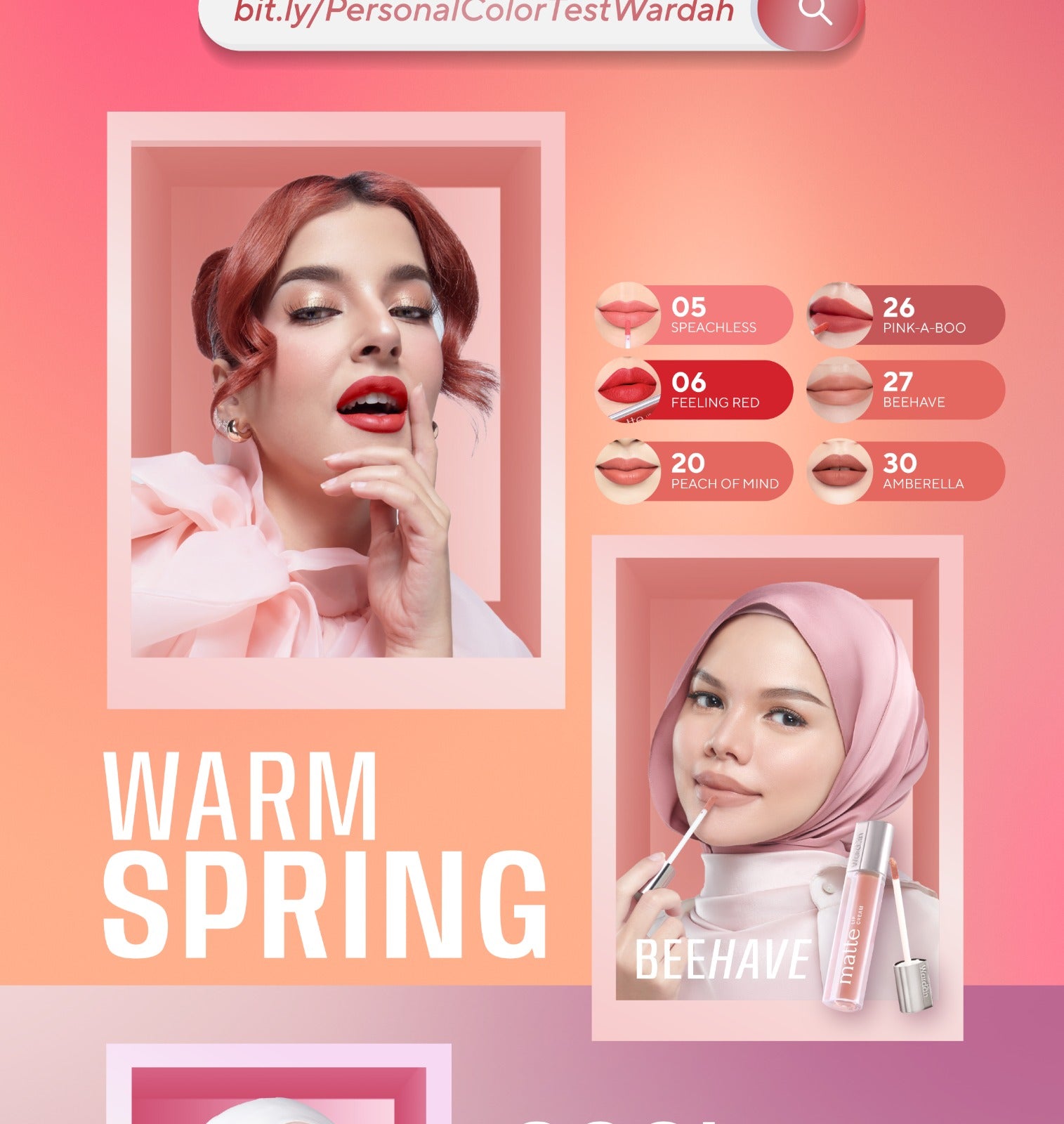 [OMBRE COVER BIBIR GELAP] WARDAH Ombre Glasting Liquid Lip + Matte Lip Cream -Lip-Stain-Lipgloss-Lipstik-Lip Matte-Lipcream-Lip Cream- Glossy Longlasting Waterproof Tahan Lama - Glaze Lip - Makeup - Liptin Anak Sekolah