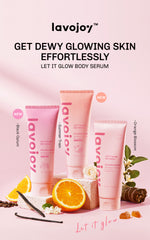 [BUNDLE DAY&NIGHT] Lavojoy Let It Glow Daily Shine Body Serum Instant Tone Up Delicate Rose with SPF 50 PA++++ & Body Serum Skin Brightening | Mencerahkan dan Melembabkan kulit |  Body Serum Siang dan Malam