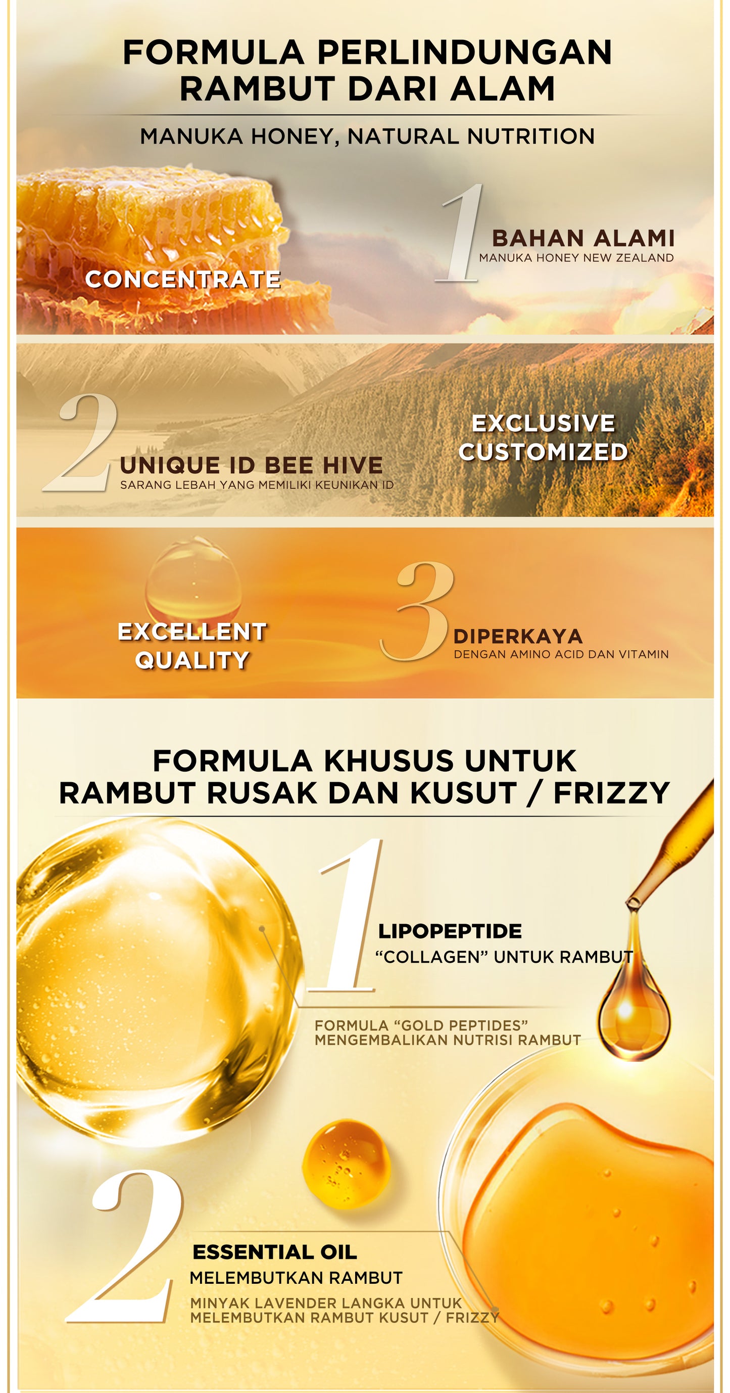 [BARU] L'Oreal Paris Elseve Extraordinary Oil Mask 250mL | Refill Mask 250mL | Nutrisi Rambut Kering, Kusam, dan Rusak | Untuk Rambut Frizzy - Kusut