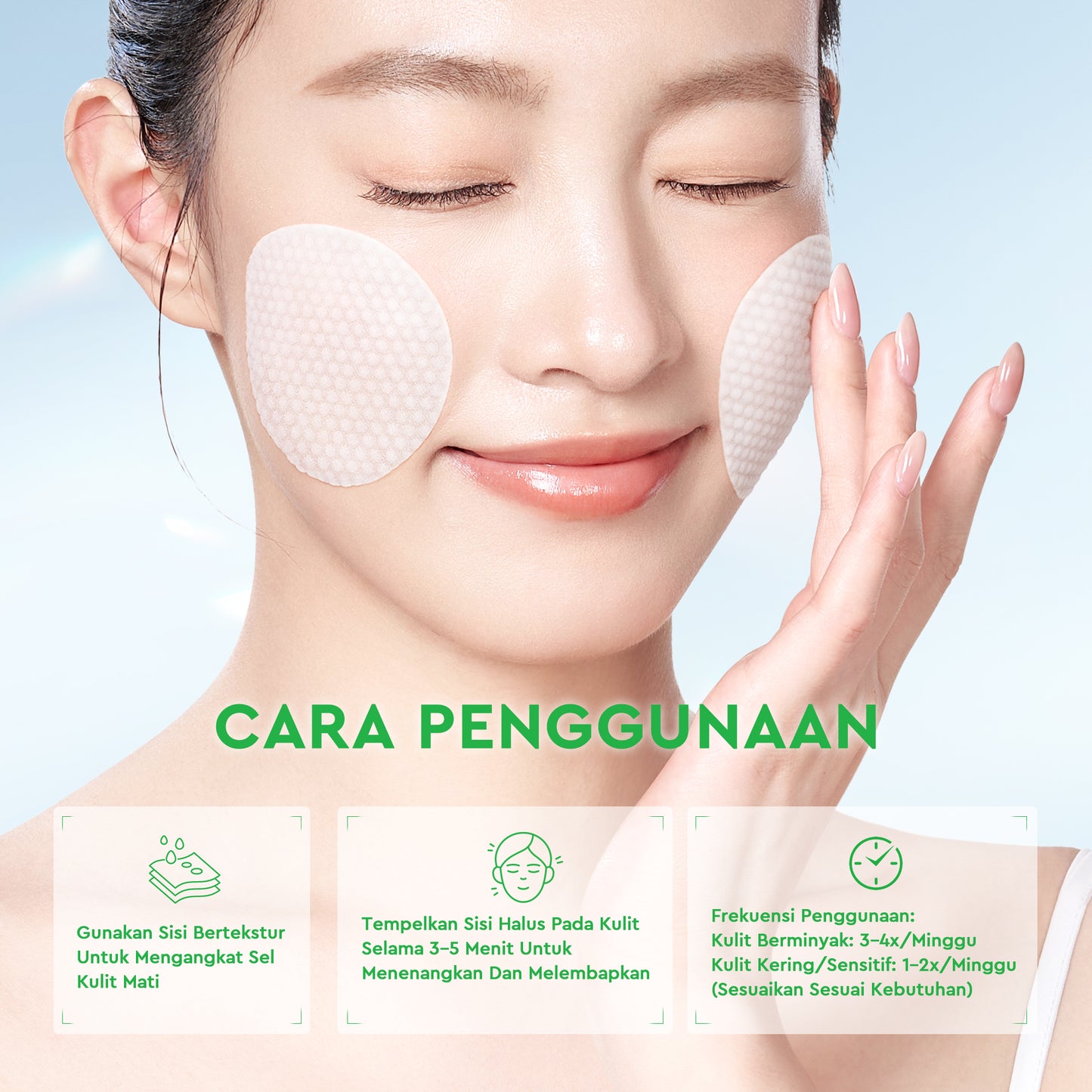 Glad2Glow Centella Salicylic Acid Exfoliating Acne Toner Pads Gentle Eksfoliasi Kulit Jerawat Kulit Sensitif (30 pads) Centella Pads Lactic Acid Malic AHA BHA Peeling Serum Acne Spot Serum Cica Acne Clear Pad Treatment Jerawat exfoliasi wajah obat jerawat