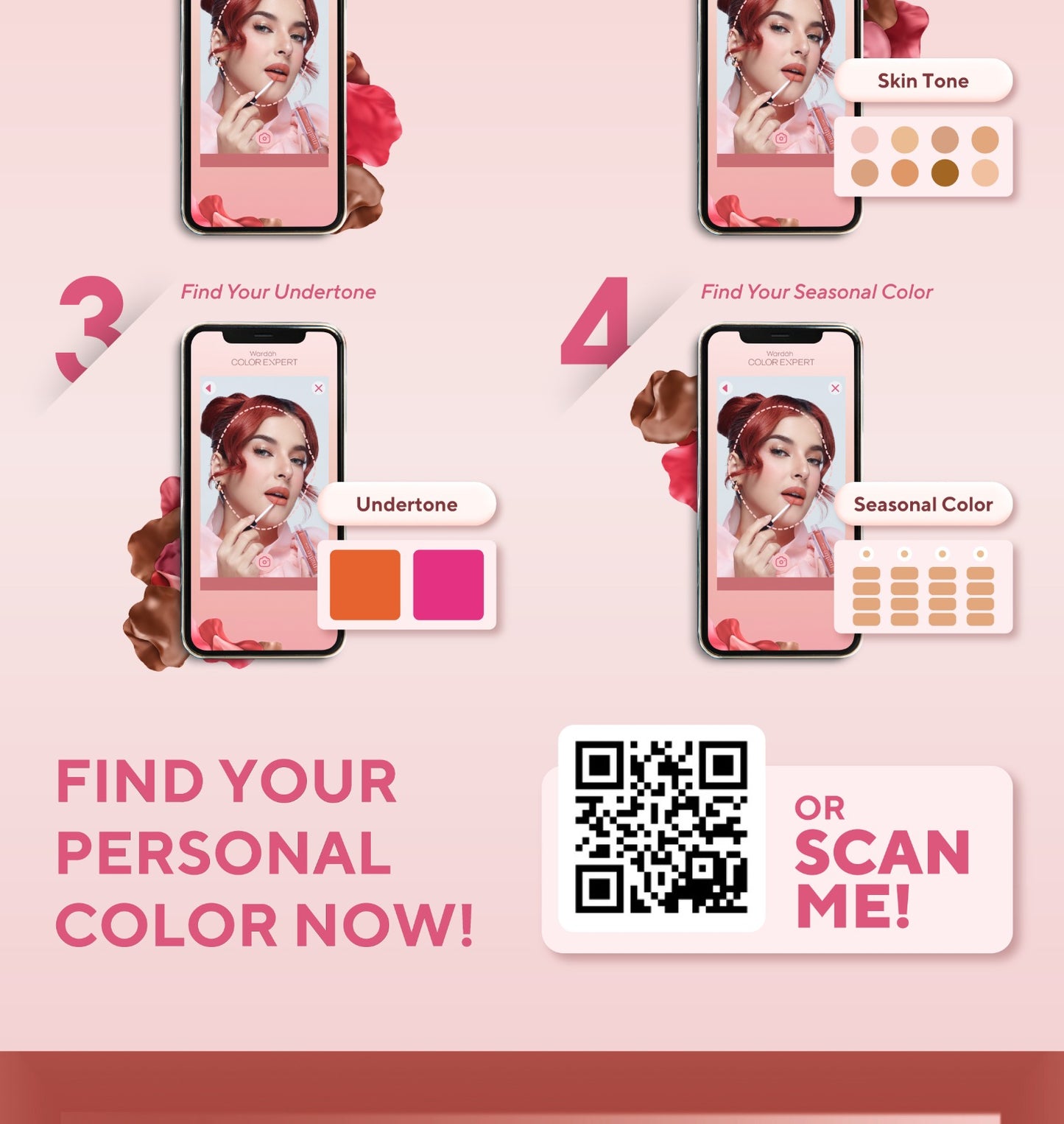 [OMBRE COVER BIBIR GELAP] WARDAH Ombre Glasting Liquid Lip + Matte Lip Cream -Lip-Stain-Lipgloss-Lipstik-Lip Matte-Lipcream-Lip Cream- Glossy Longlasting Waterproof Tahan Lama - Glaze Lip - Makeup - Liptin Anak Sekolah