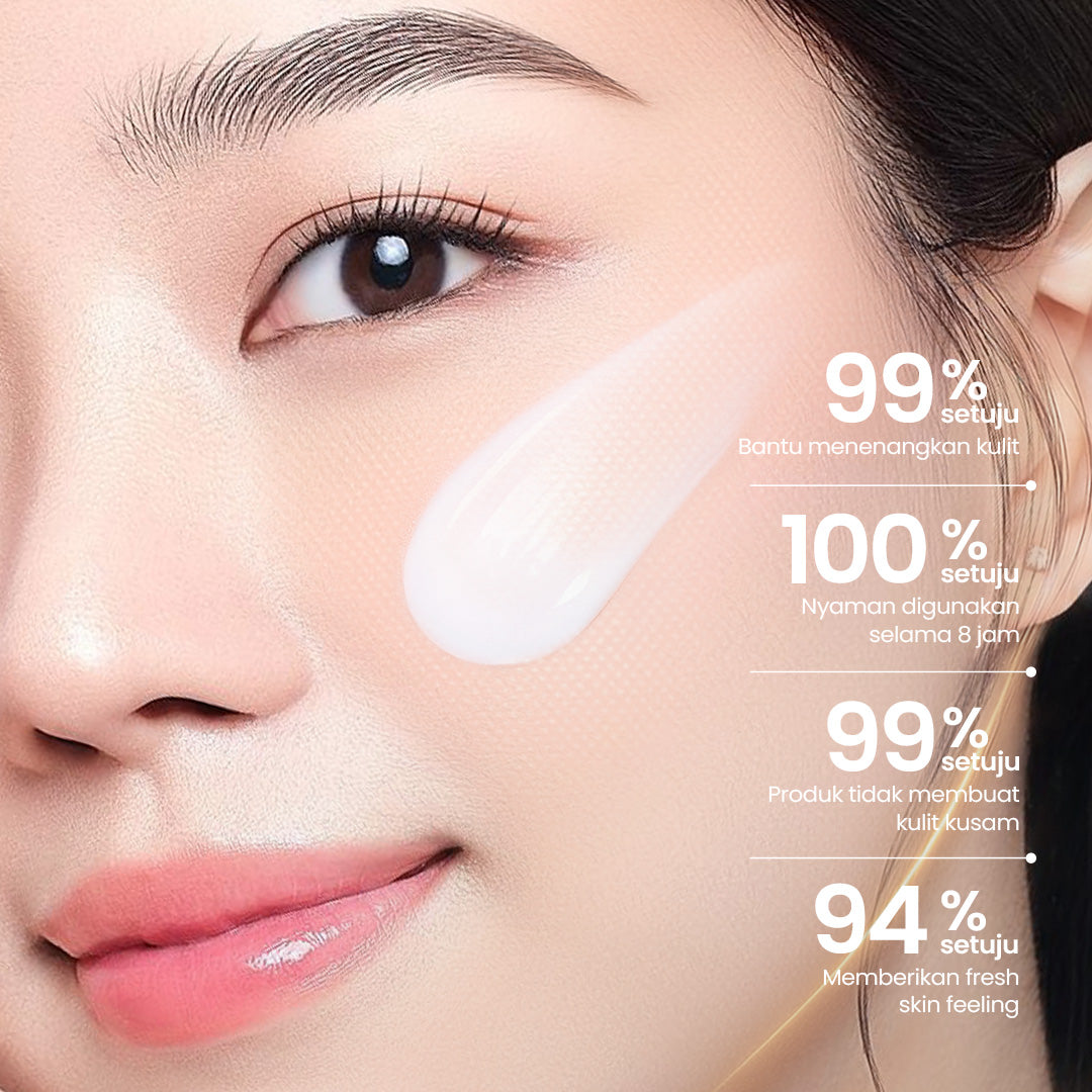 [NEW] Hanasui Lightweight Pro Calming Sunscreen SPF 50 - Sunscreen Kulit Sensitif & Jerawat - Non Comedogenic 0% Alcohol & Perfume