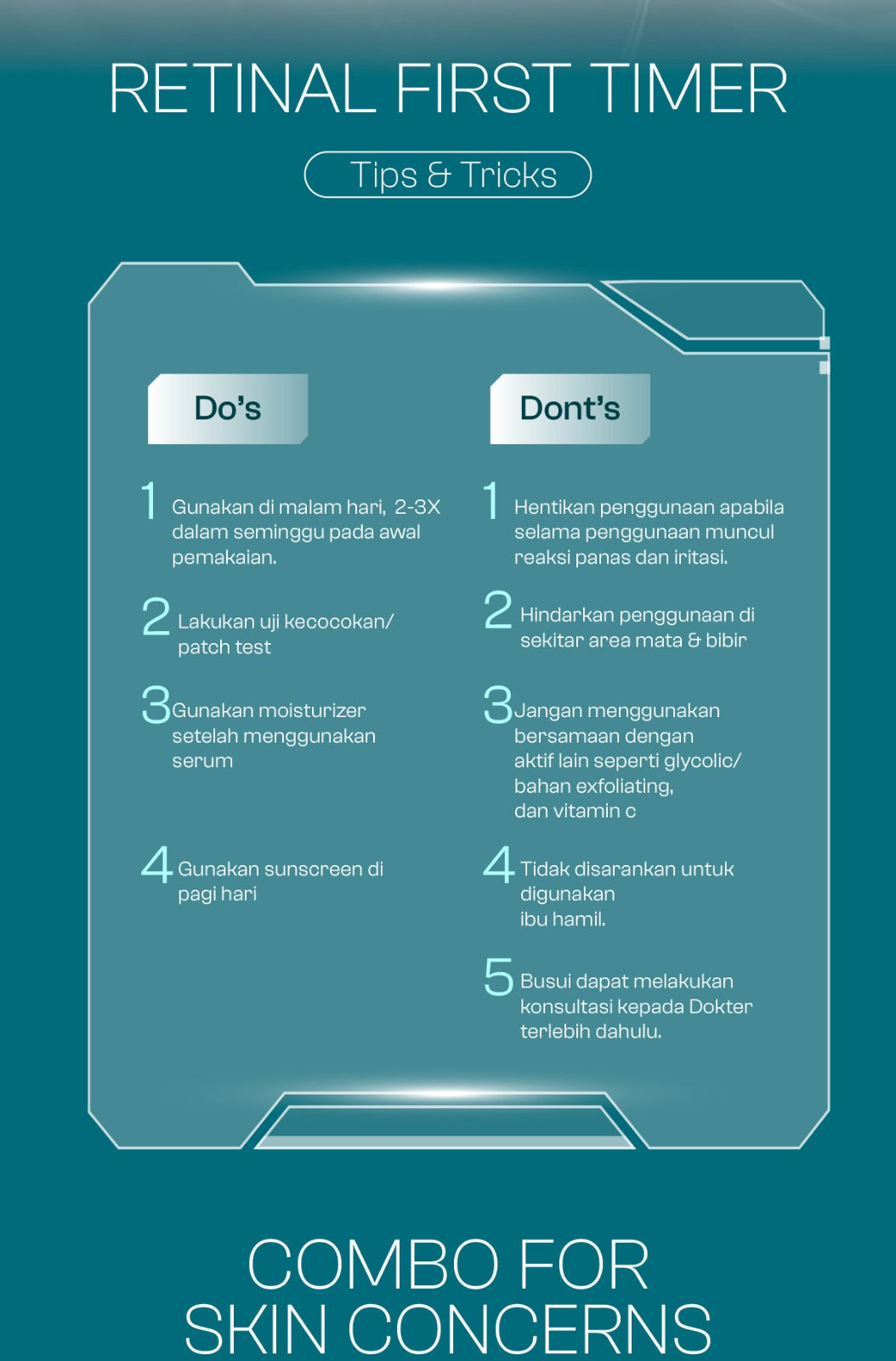 [SASHFIR PICKS!] Wardah Radiant Resurfacing Retinal Cysteamine Serum 30 ml - Serum Pencerah, Penghilang Kerutan, Retinol, Laser Effect, Renewal, Peeling - Skincare