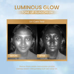 Glowsicha - Luminous Glow Tone Up Sunscreen SPF 50 PA+++ Sunscreen Ringan Dengan Niacinamide Tidak lengket dikulit SS Sunblock Mencerahkan Melindungi UV menjaga kelembapan kulit Hydrating Sunscreen Membantu Mencerahkan Wajah glowing