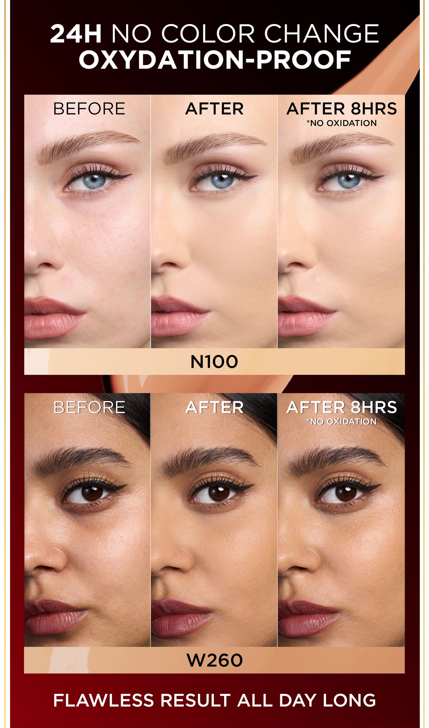 [BARU!] L'Oreal Paris Infaillible Cushion Foundation 24H - flawless coverage,  Cushion dengan hasil yang nyaman tersedia dalam 10 shades cocok untuk kulit indonesia.