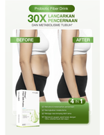 NEWLAB Fitlogy Fiber 30B-Probio | Minuman Probiotik | Fiber Drink untuk Diet | Kaya akan Probiotic 15 Sachet