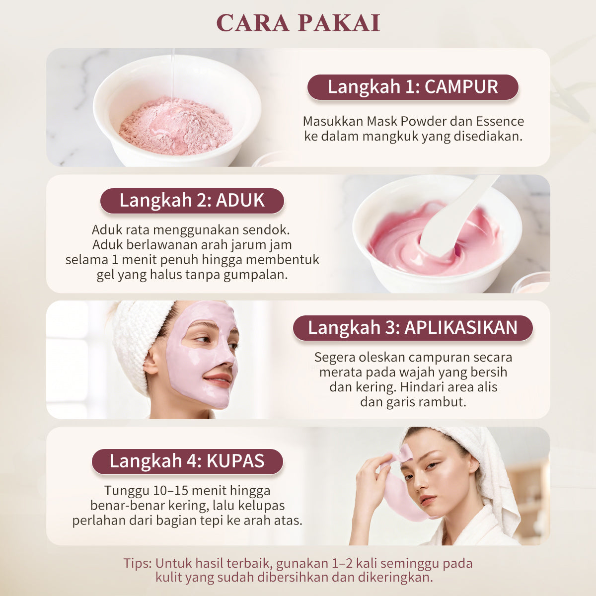 PREMIERE BEAUTE [NEW YEAR GIFT] Mix Magic Clean Sooth & Brightening Peeling Mask Set Soothing Calming Brightening Oil Control Whitening for Acne Prone Skin