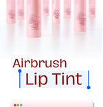 NEW! Wardah Airbrush Lip Tint - Soft-Blur Finish-Longlasting-Lightweight-Hydrates -Tahan Lama 24 Jam - Lip Stain - Lipgloss - Liptint - Lipstik - Lipcream - Lip Matte - Makeup