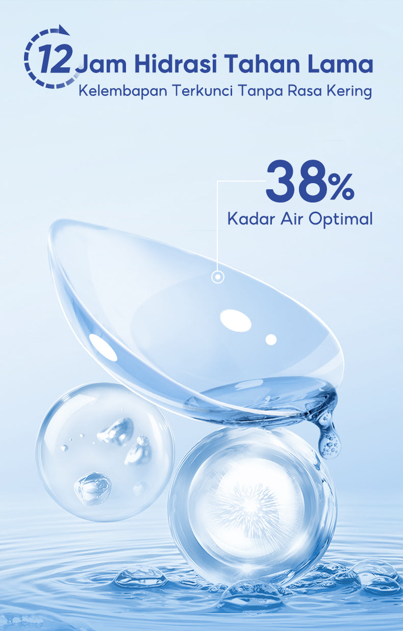 Magister Softlens with solutin Minus Clear lens  -1.00 s/d -10.00 lensa kontak 14.00mm 6 Monthly softlen  nyaman dan alami Solusi perawatan hadiah waktu terbatas
