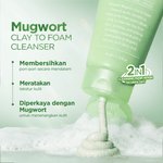 [NEW LAUNCH] ACNAWAY Mugwort Clay to Foam Cleanser 2-in-1 – Sabun Cuci Muka & Masker Wajah Anti Jerawat | Bersihkan Komedo, Mengurangi Minyak, Menenangkan Kulit Sensitif