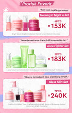 [Cocok Untuk Pemula] Glad2Glow Cerah Retinol Bundle 4in1-Brightening Moisturizer+Serum+Cleanser+toner Retinol  skincare paket pembersih perawatan kulit warna kulit pelembab wajah all in 1g2glow official store