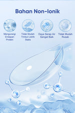 Magister Softlens with solutin Minus Clear lens  -1.00 s/d -10.00 lensa kontak 14.00mm 6 Monthly softlen  nyaman dan alami Solusi perawatan hadiah waktu terbatas