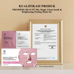 Premiere Beaute [DAPAT 2] Mix Magic Clean Sooth & Brightening Peeling Mask Set Soothing Calming Brightening Oil Control Whitening for Acne Prone Skin
