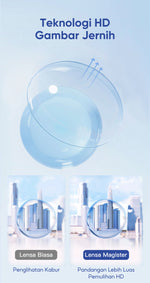 Magister Softlens with solutin Minus Clear lens  -1.00 s/d -10.00 lensa kontak 14.00mm 6 Monthly softlen  nyaman dan alami Solusi perawatan hadiah waktu terbatas