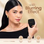Glowsicha - Velvet Perfect Two Way Cake - Bedak Padat Mencerahkan Menyamarkan Noda Tahan Lama Ringan Glowing Matte Finish Anti Minyak Halus Lembut Cerah Merata Bedak Kulit Berminyak Makeup Harian Compact Powder Foundation