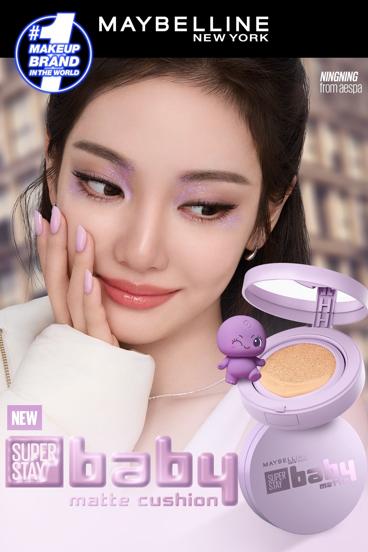 [NEW LAUNCH] NINGNING CHOICE - MAYBELLINE OFFICIAL Superstay Baby Matte Cushion 24H Baby Smooth Blurring Matte Oil Control Full Coverage Refill Transferproof Waterproof Matte Makeup Tidak Transfer Minim Oksidasi Cocok Untuk Kulit Berminyak Kulit Kering