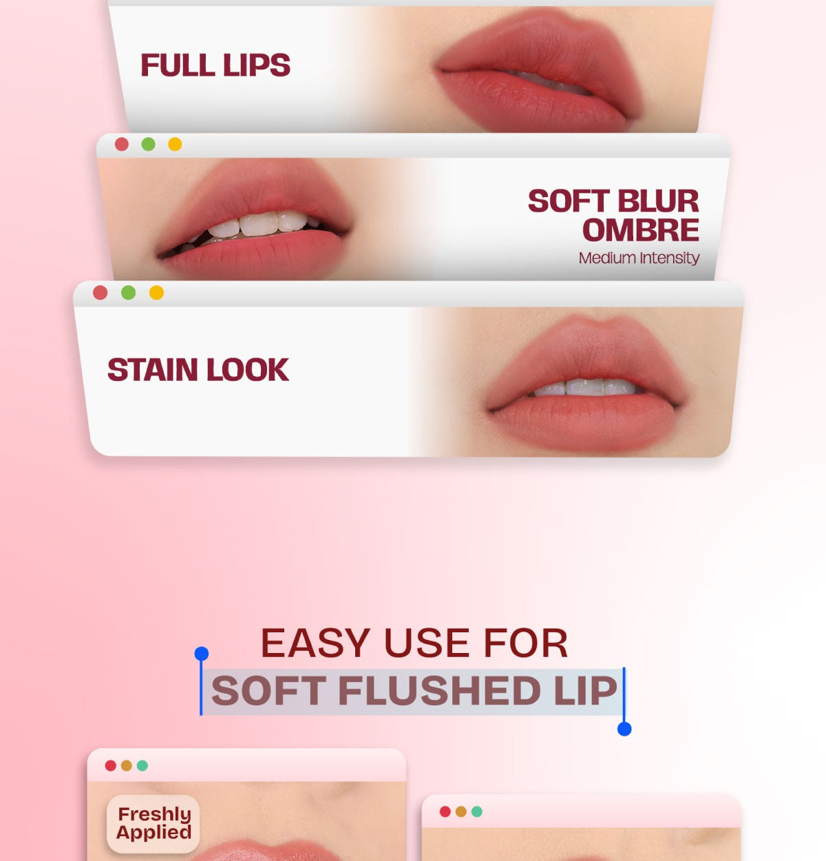 NEW! Wardah Airbrush Lip Tint - Soft-Blur Finish-Longlasting-Lightweight-Hydrates -Tahan Lama 24 Jam - Lip Stain - Lipgloss - Liptint - Lipstik - Lipcream - Lip Matte - Makeup