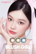 Magister Softlens Normal abu-abu coklat hitam seri Sepasang Lensa kontak diameter14.0-14.5MM kadar air 38% soflens