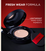 [BARU!] L'Oreal Paris Infaillible Cushion Foundation 24H - flawless coverage,  Cushion dengan hasil yang nyaman tersedia dalam 10 shades cocok untuk kulit indonesia.
