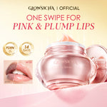Glowsicha - Pink Plump Treatment Lip Serum Pelembab Bibir Serum Bibir Pink Berkilau alami Tahan Lama Melembabkan Pencerah Bibir Pink Merona Lembut