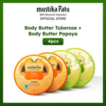 Mustika Ratu Bundle Body Butter Tuberose + Papaya - 4pcs