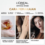 [PAKET HEMAT ISI 2] L'Oreal Paris Elseve Extraordinary Oil Gold Hair Treatment Serum 100mlx2Pcs - Rambut Halus Berkilau dalam Satu Pemakaian - dari Bunga Istimewa Omega 3 - Perawatan Rambut Vitamin Rambut Twinpack 100ml Rambut Kering Kusam Treatment