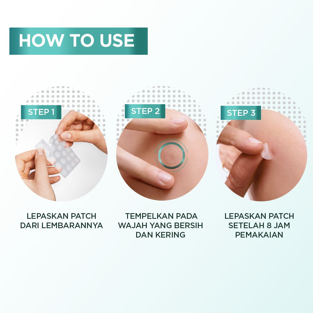 [EKSKLUSIF] Garnier Invisible Acne Patch Jerawat Transparan Isi 22 Pimple Patch Sticker jerawat kempes dalam 8 jam