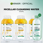 [PAKET HEMAT] GARNIER Micellar Water Oil-Infused Skin Care 400ml Skincare Cleansing Pembersih Wajah & Make up Waterproof untuk semua jenis kulit Micellar Cleansing Water