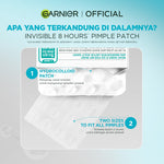 [EKSKLUSIF] Garnier Invisible Acne Patch Jerawat Transparan Isi 22 Pimple Patch Sticker jerawat kempes dalam 8 jam