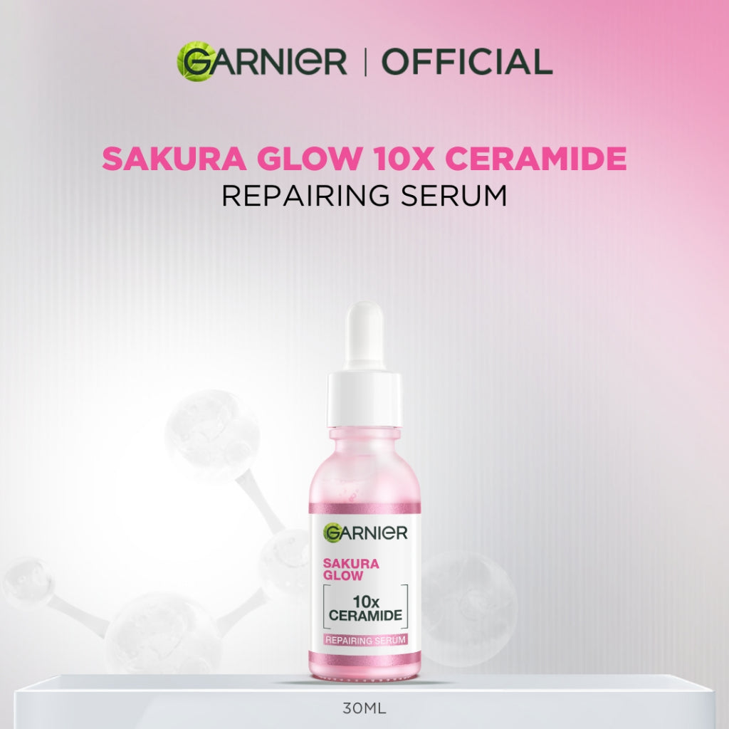 GARNIER Serum Skincare ALL VARIANT Serum Mencerahkan Wajah Vitamin C Ceramide Salycilic Acid Night Peeling Serum 15ml 30ml 50ml Cocok untuk semua jenis kulit Serum Pagi & Malam
