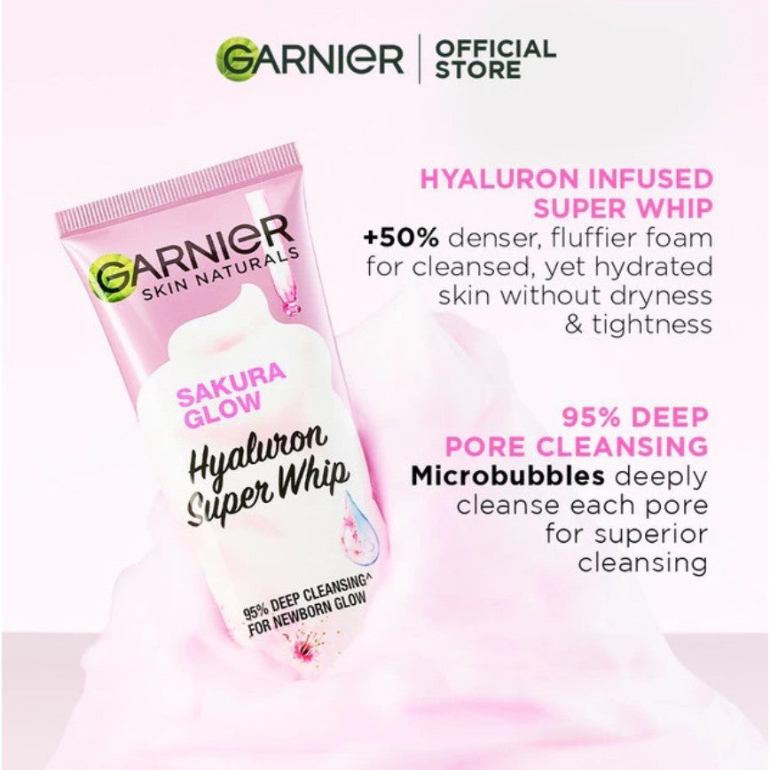 [PAKET HEMAT ISI 2] GARNIER Facial Wash ALL VARIANT 100ML Vitamin C Ceramide Ani Acne Skincare Pembersih Wajah sabun cuci muka sabun muka glowing dan memutihkan Bright Complete Sakura Glow