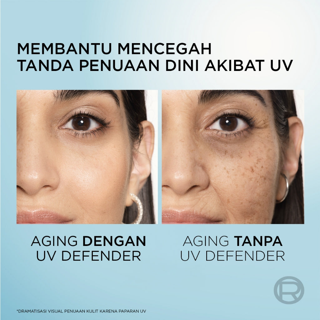 [NEW LAUNCH] L’Oreal Paris UV Defender Aquafusion Daily Water Gel Sunscreen SPF50+ PA++++, Sunscreen Seringan Air, 24 Jam Terhidrasi