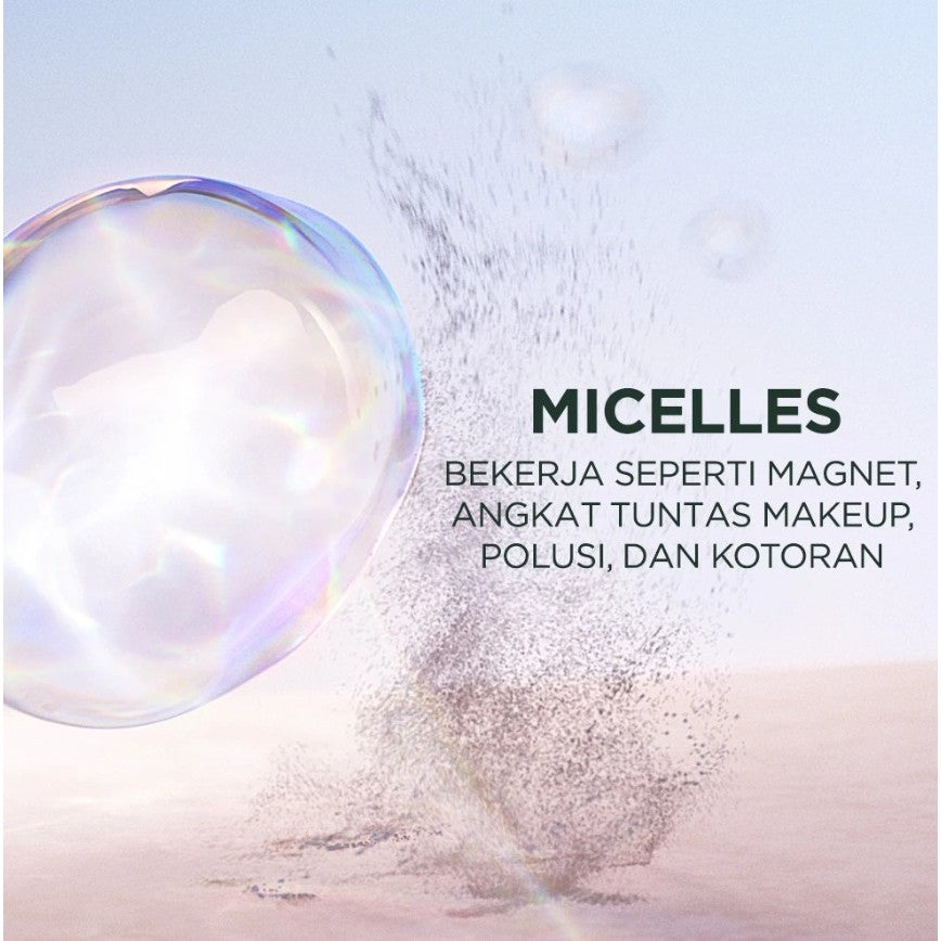 GARNIER Micellar Water ALL VARIANT 400ml Skincare Cleansing - Pembersih Wajah & Make up Membersih dalam sekali swipe Suitable for All Skin Brightening Clear Skin Micellar Cleansing Water