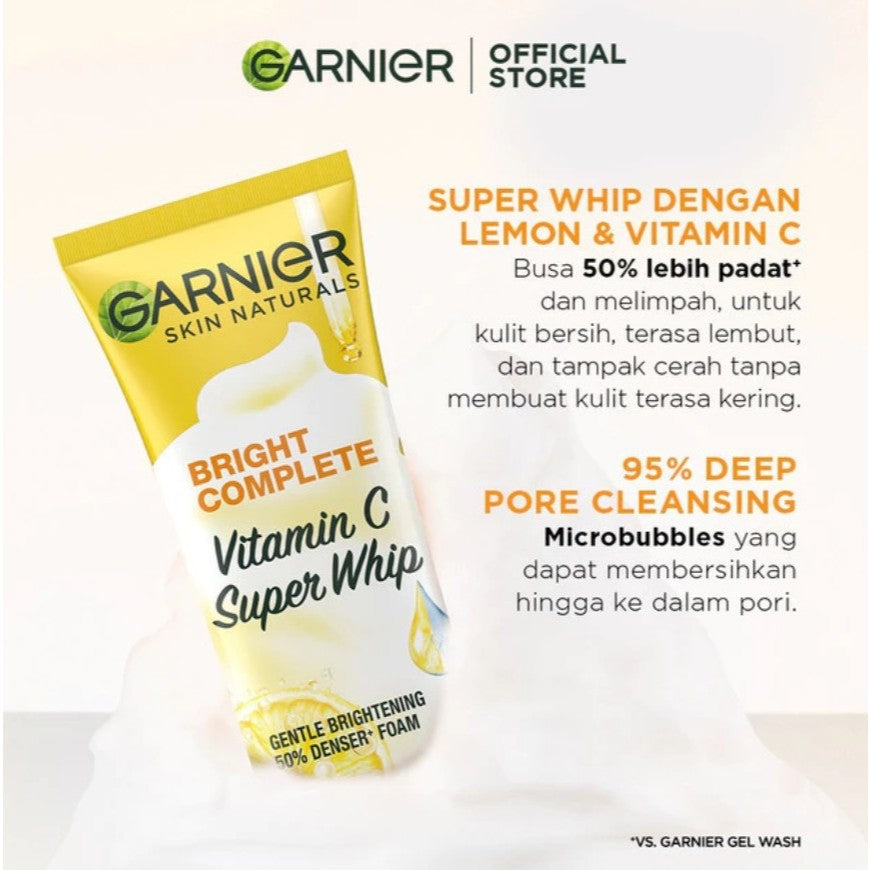 [PAKET HEMAT ISI 2] GARNIER Facial Wash ALL VARIANT 100ML Vitamin C Ceramide Ani Acne Skincare Pembersih Wajah sabun cuci muka sabun muka glowing dan memutihkan Bright Complete Sakura Glow