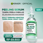 GARNIER Tri Acid Renew Peeling Serum Exfoliasi Wajah - Glass Skin AHA BHA PHA 10% Niacinamide 5% Skincare Exfoliating Renewal Concentrate kulit ideal daily safe for sensitive skin exfoliant serum mencerahkan wajah