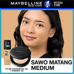Maybelline Paket Makeup FIT ME Compact Powder + FIT ME Liquid Foundation FREE GIFT | Oil Control Tahan Lama
