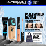 MAYBELLINE OFFICIAL Paket Hemat Face Makeup Fit Me Primer + Liquid Foundation 128 + Concealer 30 | Kulit Kuning Langsat