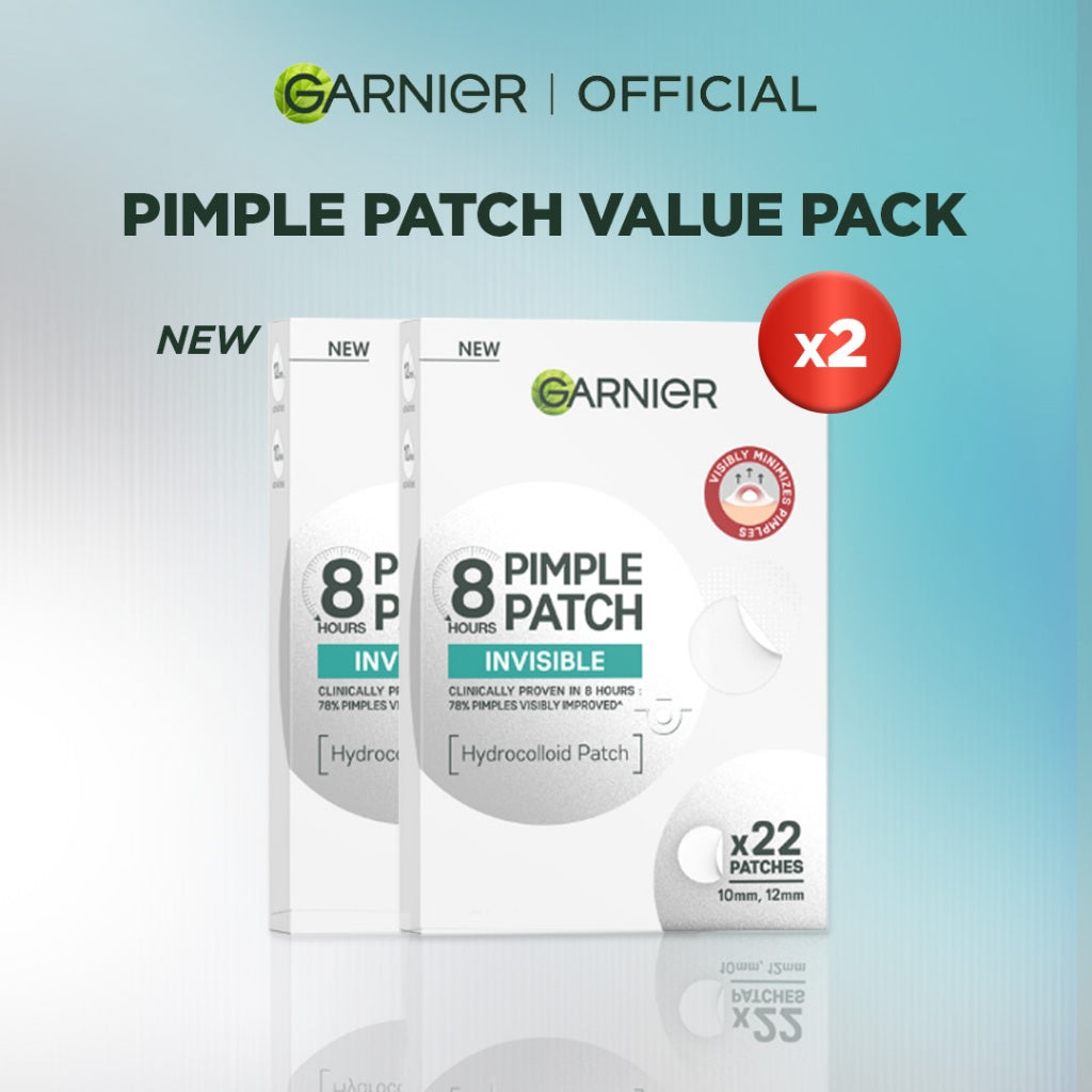 [EKSKLUSIF] Garnier Invisible Acne Patch Jerawat Transparan Isi 22 Pimple Patch Sticker jerawat kempes dalam 8 jam