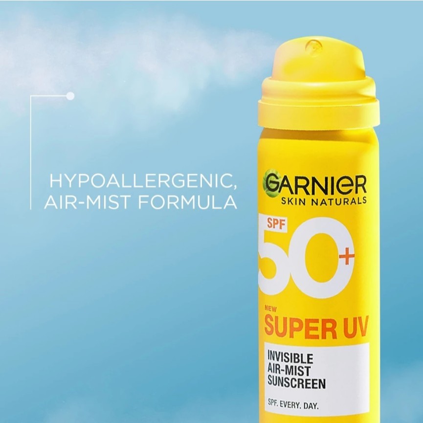GARNIER Super UV Serum Sunscreen ALL VARIANT SPF 50+ PA++++ Vitamin C Skincare - 30ml Sunblock Mencerahkan Wajah sunscreen spf 50 pa ++++ Tabir Surya Sunscreen Spray