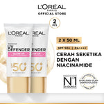 [NEW LAUNCH] L’Oreal Paris UV Defender Aquafusion Daily Water Gel Sunscreen SPF50+ PA++++, Sunscreen Seringan Air, 24 Jam Terhidrasi
