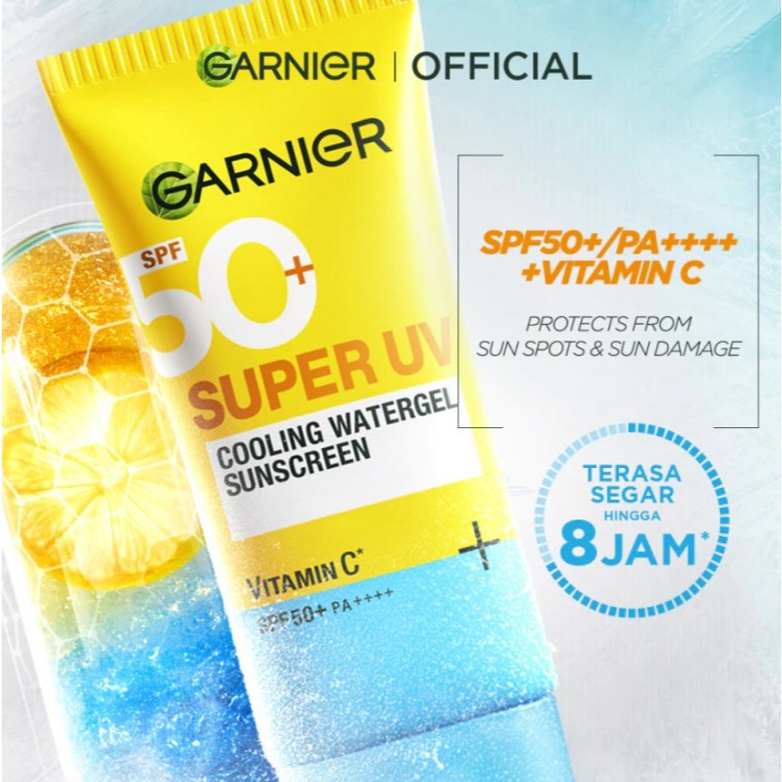 [PAKET HEMAT ISI 2] GARNIER Super UV Serum Sunscreen ALL VARIANT SPF 50+ PA++++ Vitamin C Skincare - 30ml Sunblock Mencerahkan Wajah Sunscreen SPF 50 PA ++++