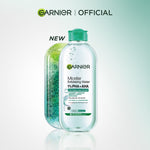 BARU Garnier Micellar Water Peeling Exfoliating 1% AHA + PHA - 400ml Skincare Pembersih Wajah & Make up untuk mengangkat sel kulit mati