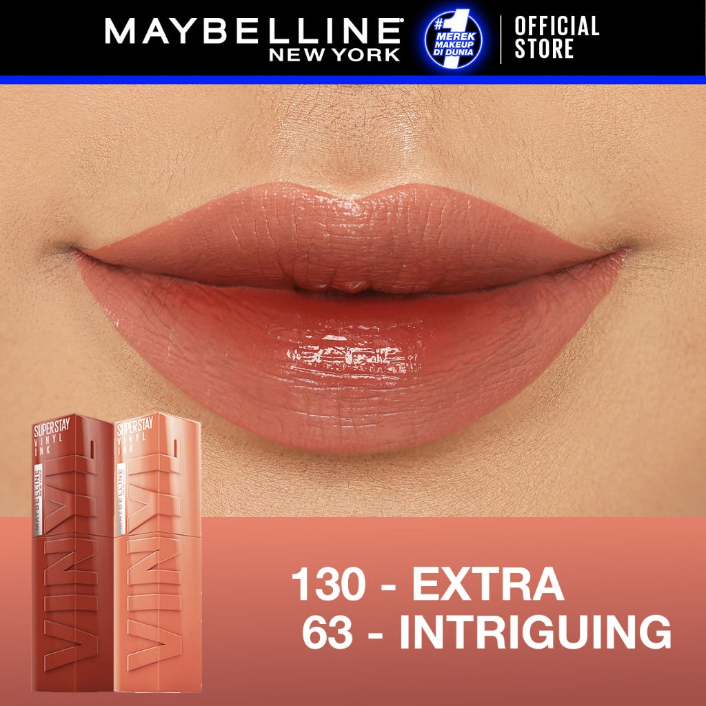 MAYBELLINE OFFICIAL Paket Hemat Superstay Vinyl Ink 2 pcs Ombre Set Lipstick Long Lasting