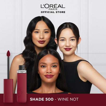 [PAKET HEMAT 2PCS] L’Oréal Paris Twinpack Infallible Matte Resistance Liquid Lipstick for 16H Long Lasting Matte Lips, Transfer Proof, Smudge Proof, Longwear Hydrating Comfort