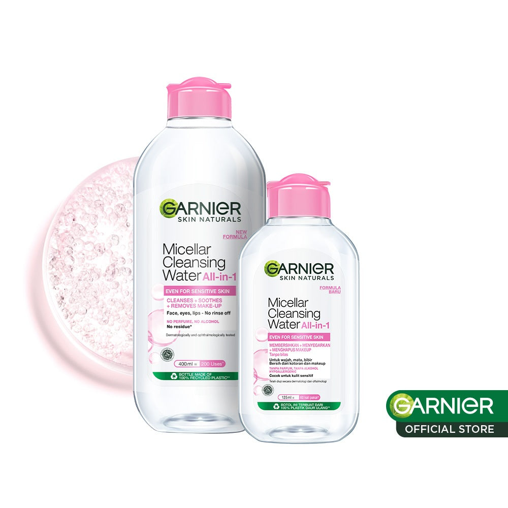 Garnier Micellar Cleansing Water - 400ml+125ml (Pembersih Wajah & Make Up)