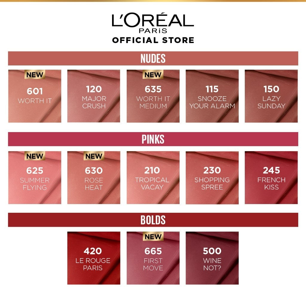 [PAKET HEMAT 2PCS] L’Oréal Paris Twinpack Infallible Matte Resistance Liquid Lipstick for 16H Long Lasting Matte Lips, Transfer Proof, Smudge Proof, Longwear Hydrating Comfort