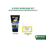 GARNIER MEN Paket Skincare Pria Lengkap Isi 2pcs 3pcs Men Face Care - Micellar Water Face Wash Serum Cleanser Moisturizer Gel Sunscreen
