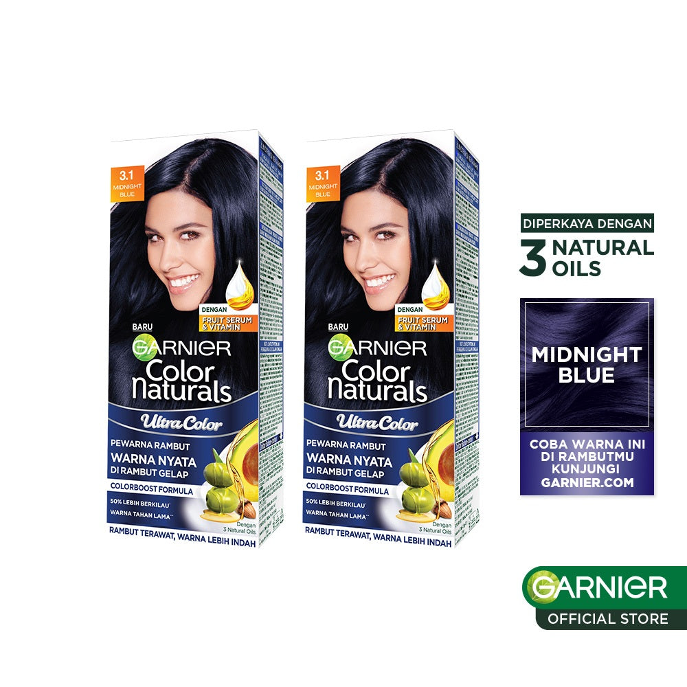 [PAKET HEMAT ISI 2] GARNIER Color Naturals Ultra Color Big Kit 105ml x2 - Cat Rambut Pewarna Rambut Permanent